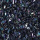 Miyuki quarter tila 5x1.2mm Perlen - Metallic variegated blue iris QTL-455